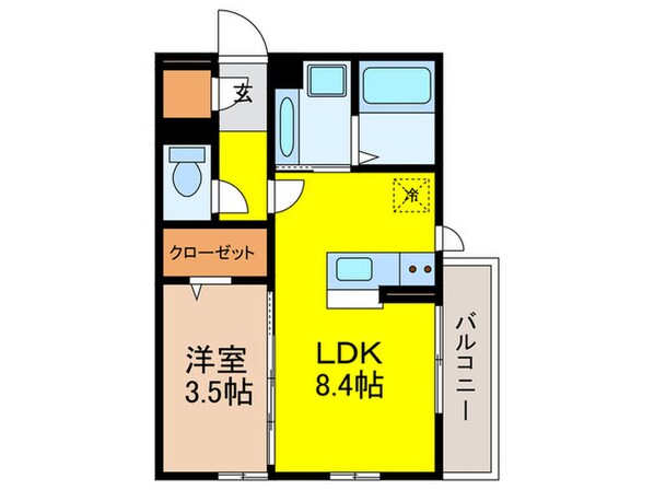 Ma　Maison 山下の物件間取画像